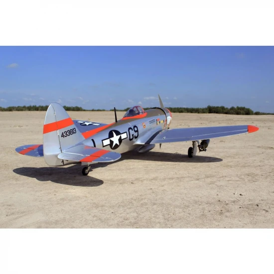 Seagull P-47 Thunderbolt, Chief Ski-U-Mah II (30-38cc) 1.77m / 70in with 3 Piece Retracts
