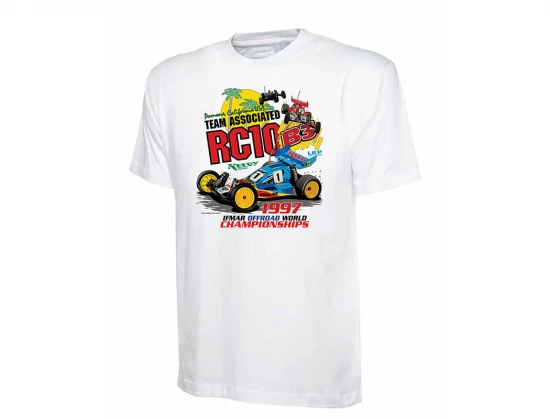 Associated Team Asociated 1997 Worlds RC10B3 T-Shirt - Large