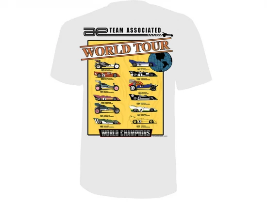 Team Associated/Reedy Worlds Tour 1993 T-Shirt - Medium