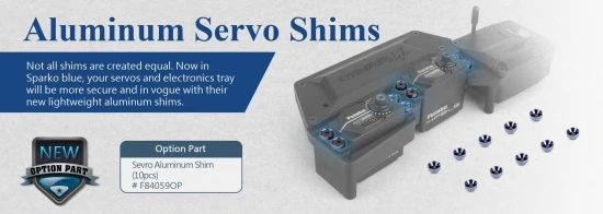 Sparko F8 Servo Aluminium Shim (10)