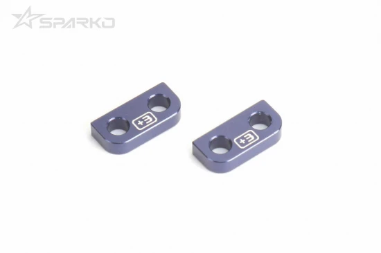 Sparko F8 Aluminium steering block 4 degr?s spacer (2)
