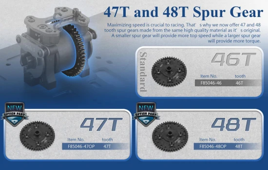 Sparko F8 Center Gear 47T with Differential Seal — image 2 of 2