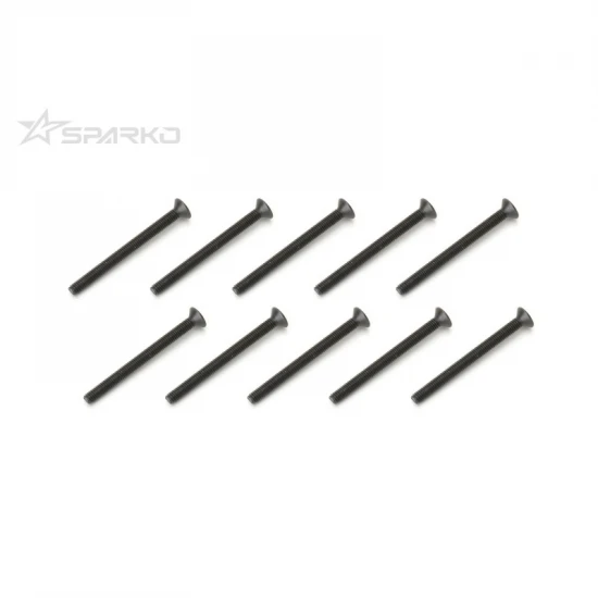 Sparko Flat Screw M3x35mm (10)