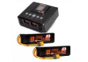 Smart Powerstage Air Bundle: G2 2200mAh 4S 50C LiPo IC3 And S2