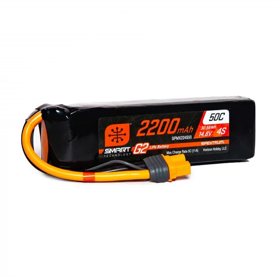Smart Powerstage Air Bundle: G2 2200mAh 4S 50C LiPo IC3 And S2