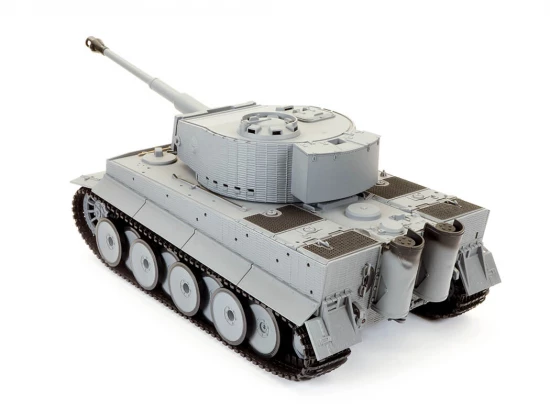 Taigen 1:24 Tiger 1 IR Battle Tank Late Version- Grey (Base)