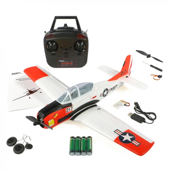 Top RC Mini T-28 450mm White/Red - RTF