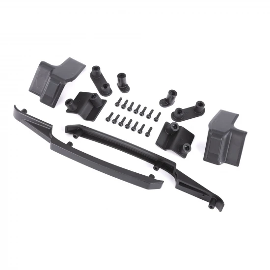 Traxxas Body reinforcement set, black/ skid pads (roof)/ 3x10mm CS (14) (fits 10211 body)
