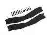 Traxxas Crossmember, front (top + bottom), boat trailer/ 3x8mm BCS (black stainless) (7)/ 3x15mm CS (black stainless) (6)/ M3x0.5mm square nuts (4)
