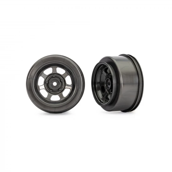Traxxas Dirt Oval Grey Rear Wheels (2)