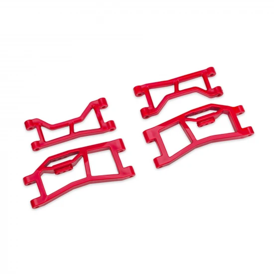 Traxxas Suspension arms, rear (upper left (1), upper right (1), lower left (1), lower right (1) (red) (for use with 10790 Mini MAXX WideMaxx suspension kit)