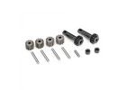 Traxxas Gear set, differential (planetary) (output gears (2), spider gears (4), spider gear shafts (4), differential spacers (2), output shaft (1), 2.5x8.25mm pin (2)