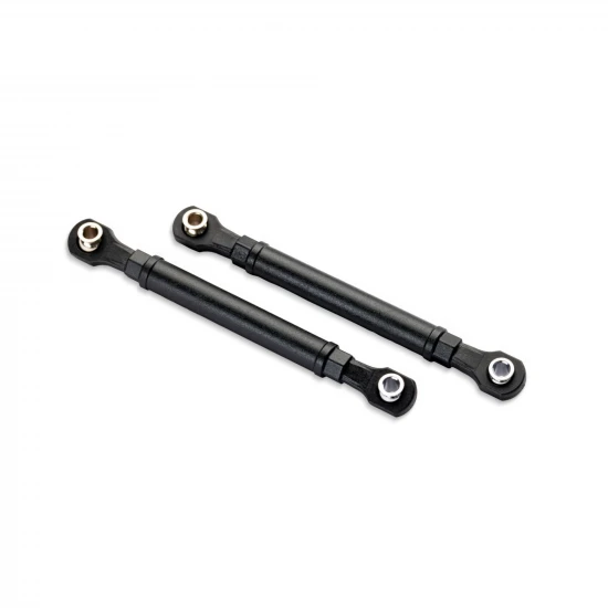 Traxxas Toe links, front (moulded composite) (2)/ hollow balls (4) (71mm centre to centre) (for use with 10790 Mini MAXX WideMaxx suspension kit)