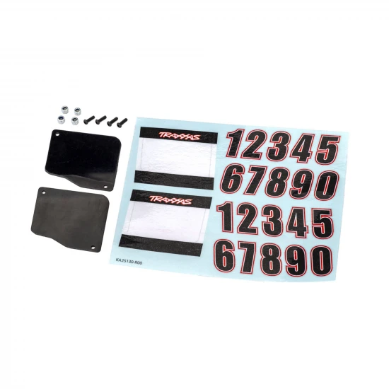 Traxxas Number Plates (L+R)