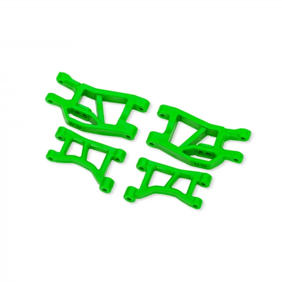 Traxxas Green Front Upper + Lower Suspension Arms (L+R)