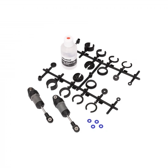 Traxxas Short Grey Ultra Shocks with Springs (2)