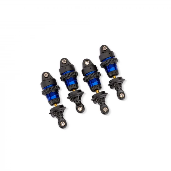Traxxas Blue Aluminium Mini GTR Short Shocks (4)