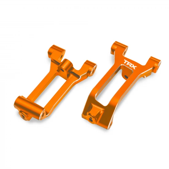 Traxxas Caster blocks (c-hubs), 6061-T6 aluminium (orange-anodised), left + right, 3x8mm BCS (with threadlock) (6)