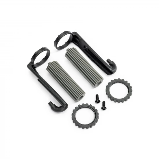 Traxxas Reservoirs, shocks, front (2)/ 3x8mm BCS (2)