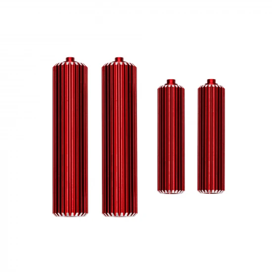 Traxxas Reservoirs, shocks (6061-T6 aluminium, red-anodised) (front (2), rear (2)