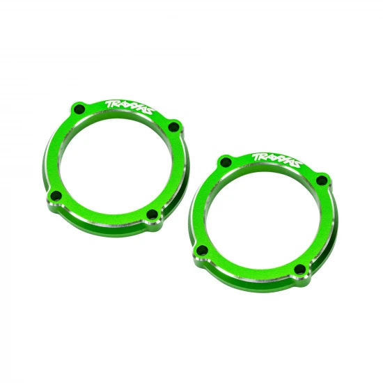Traxxas Retainer, LED light pod (green-anodised 6061-T6 aluminium) (2)