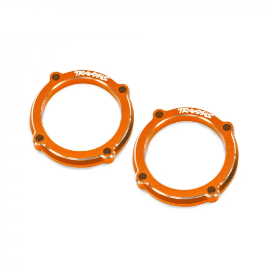 Traxxas Retainer, LED light pod (orange-anodised 6061-T6 aluminium) (2)