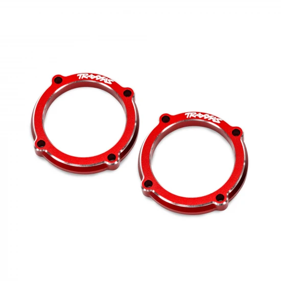 Traxxas Retainer, LED light pod (red-anodised 6061-T6 aluminium) (2)