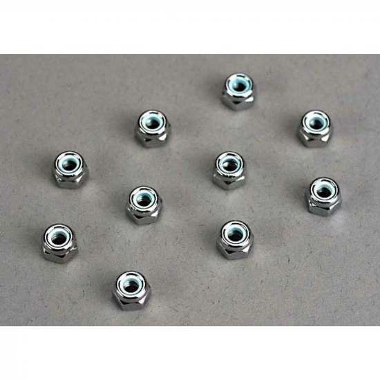 Traxxas Nuts 4mm nylon locking (6)
