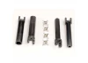 Traxxas Half shafts long truck (external-splined (2) internal-splined (2)/ metal U-joints (4)