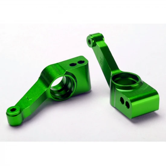 Traxxas Carriers stub axle (green-anodized 6061-T6 Aluminium) (rear) (2)