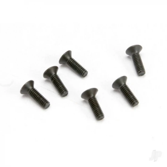 Traxxas Screws 2.5x8 countersunk machine (hex drive) (6)