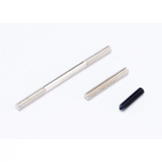 Traxxas Threaded rods (20/25/44mm 1 ea.)/ (1) 12mm set screw