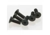 Traxxas Screws 4x12mm countersunk machine (hex drive) (6)
