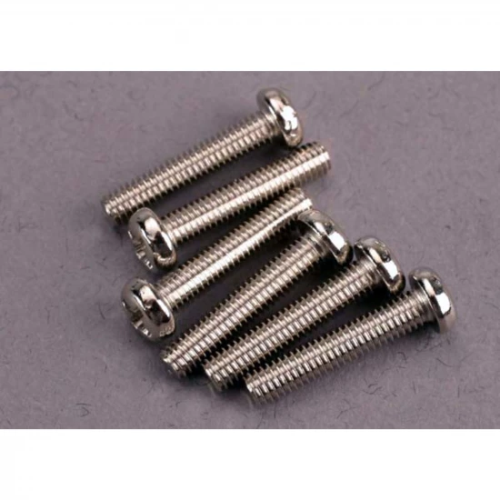 Traxxas Screws 3x15mm roundhead machine (6)