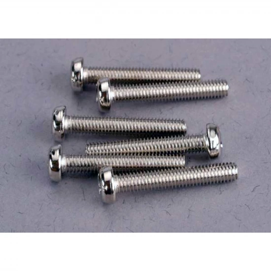 Traxxas Screws 3x18mm roundhead machine (6)
