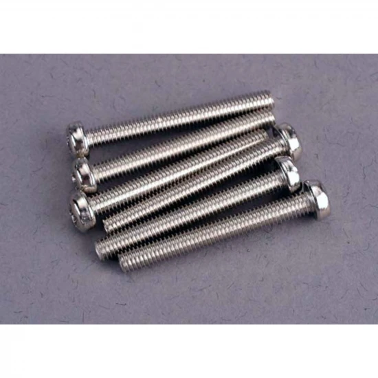 Traxxas Screws 3x25mm roundhead machine (6)