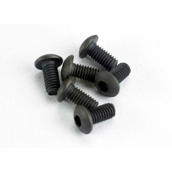 Traxxas Screws 3x6mm button-head machine (hex drive) (6)