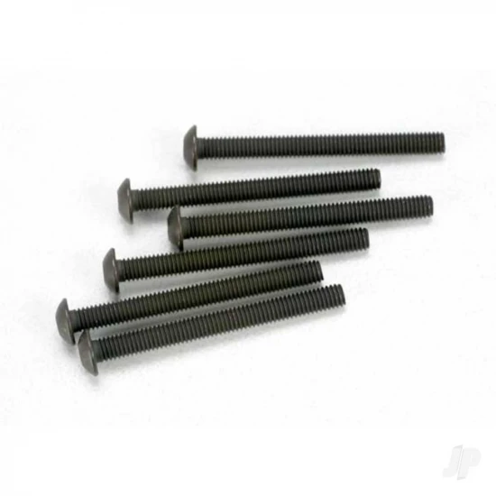 Traxxas Screws 3x30mm button-head machine (hex drive) (6)