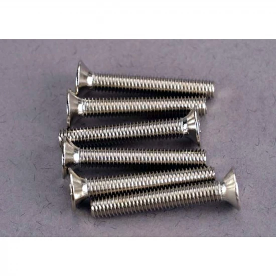 Traxxas Screws 3x20mm countersunk machine screws (6)