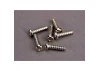 Traxxas Screws 2.6x10mm roundhead self-tapping (6)