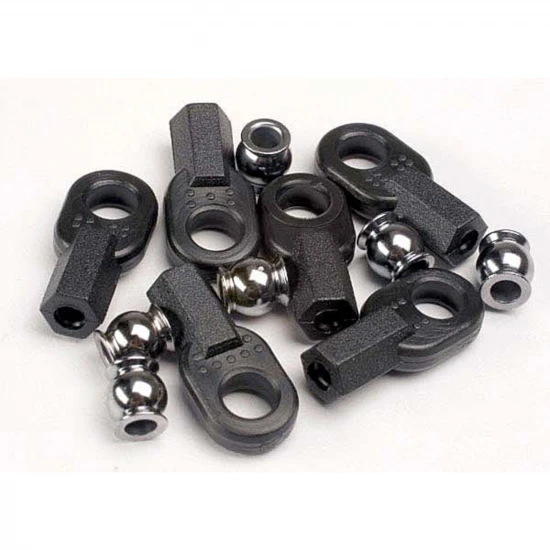 Traxxas Rod ends (long) (6)/ hollow ball connectors (6)