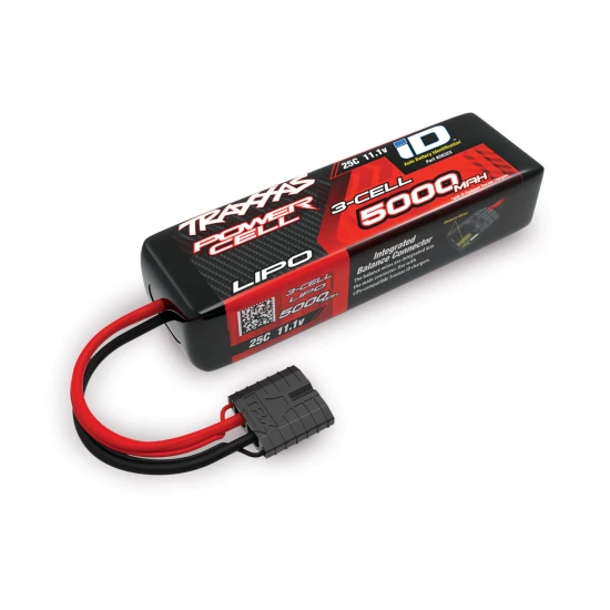 Traxxas iD LiPo Battery - 5000mAh 11.1V 3S 25C - 134 x 42 x 28mm