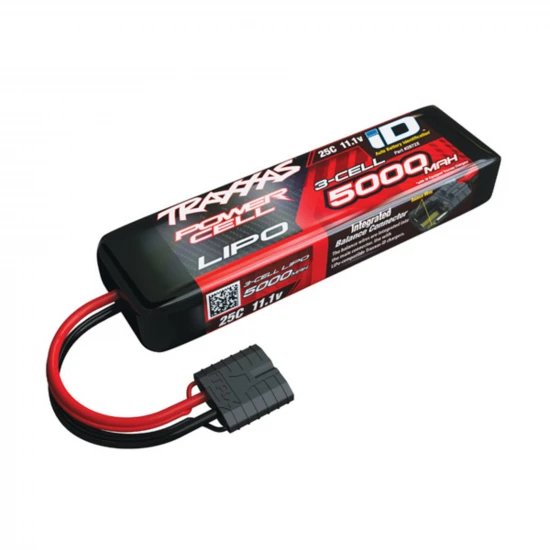 Traxxas ID LiPo Battery - 5000mah 11.1v 3S 25C - 155x26x44mm