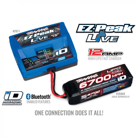 Traxxas 6700mAh 14.8V 4S 25C LiPo ID Battery (178 x 44 x 50mm)