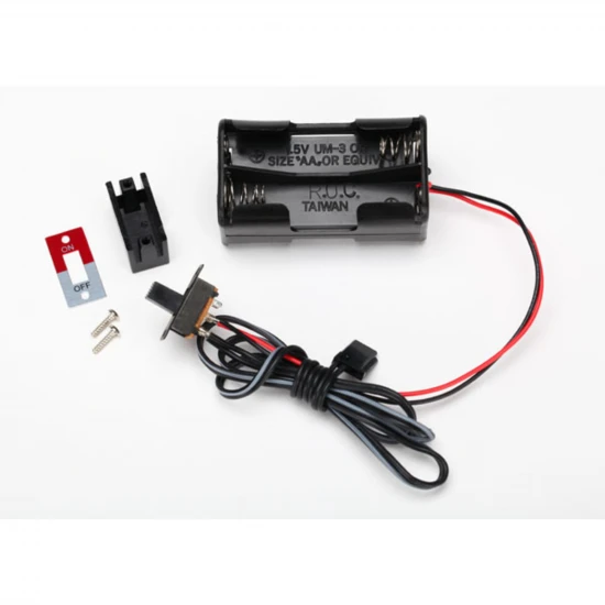 Traxxas Battery holder 4-cell/ on-off switch