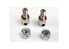 Traxxas Rod guides (2)/ 3mm nylon locknuts (2)