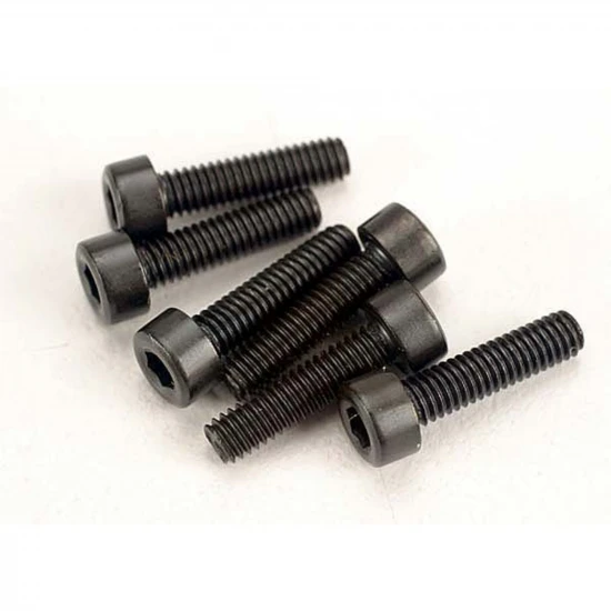Traxxas Screws 2.5x10mm cap-head machine (hex drive) (6)
