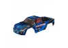 Traxxas Body, Stampede (also fits Stampede VXL), Blue (painted, decals applied) (assembled with front + rear body mounts for clipless mounting)