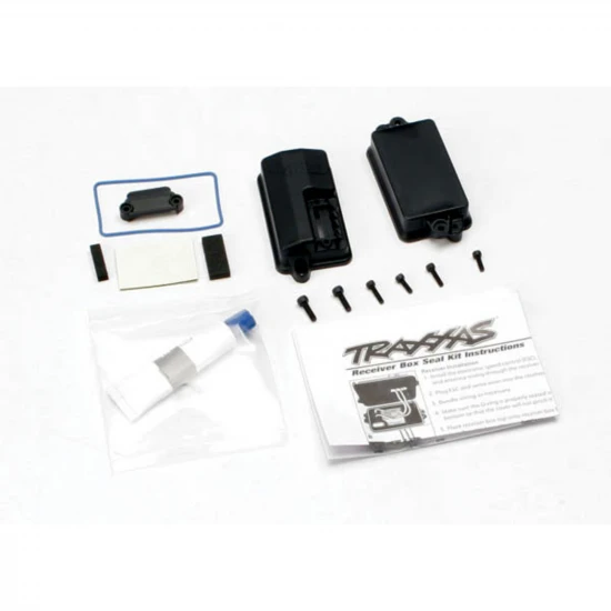 Traxxas Box receiver (sealed)/ foam pad/2.5x8mm CS (4)/ 3x10mm CS (2)