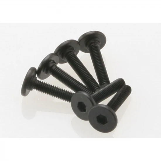 Traxxas Screws 3x15mm flat-head machine (hex drive) (6)